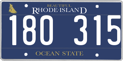 RI license plate 180315