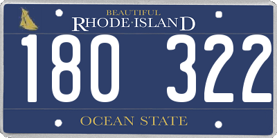 RI license plate 180322