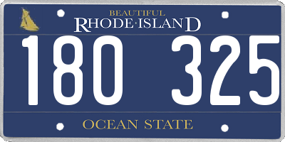 RI license plate 180325