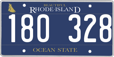 RI license plate 180328