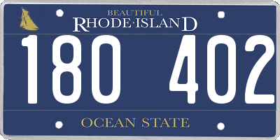 RI license plate 180402