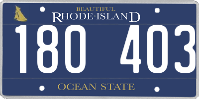 RI license plate 180403