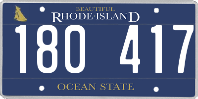 RI license plate 180417