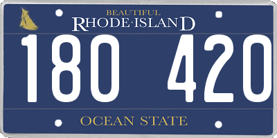 RI license plate 180420