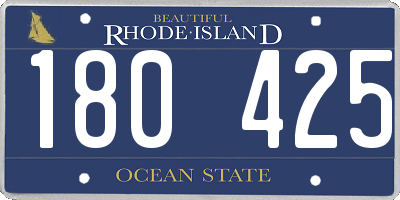 RI license plate 180425