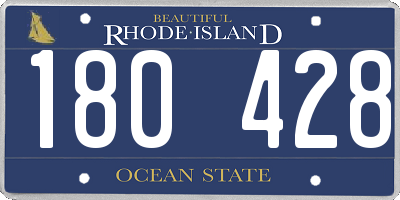RI license plate 180428
