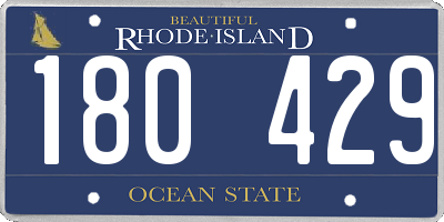 RI license plate 180429
