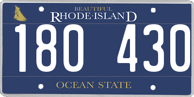 RI license plate 180430
