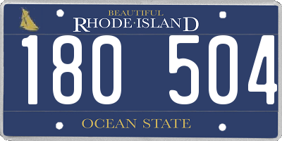 RI license plate 180504