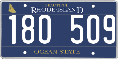 RI license plate 180509