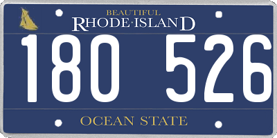 RI license plate 180526
