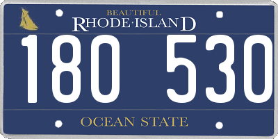 RI license plate 180530