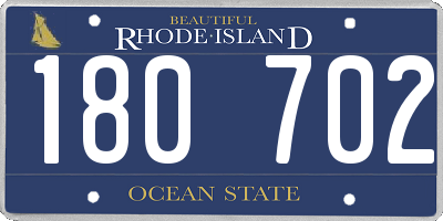 RI license plate 180702