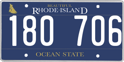 RI license plate 180706