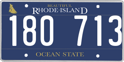 RI license plate 180713