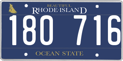 RI license plate 180716