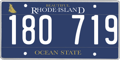 RI license plate 180719