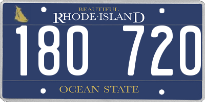 RI license plate 180720
