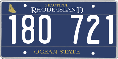 RI license plate 180721