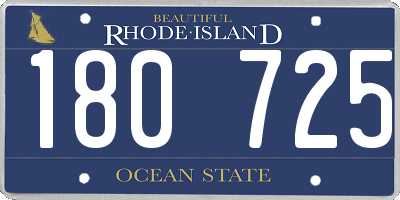 RI license plate 180725
