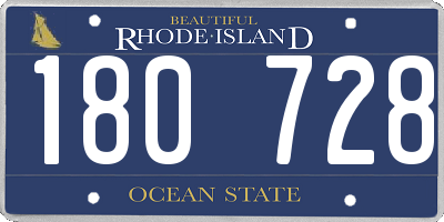 RI license plate 180728