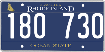 RI license plate 180730
