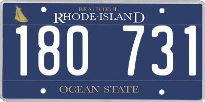 RI license plate 180731