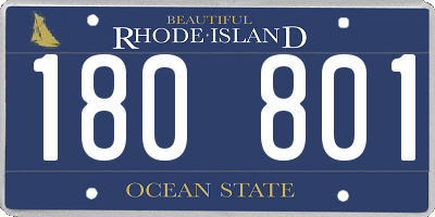 RI license plate 180801