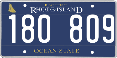 RI license plate 180809