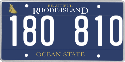 RI license plate 180810