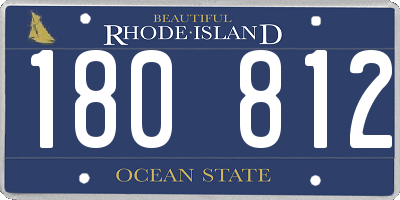 RI license plate 180812
