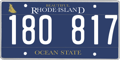 RI license plate 180817