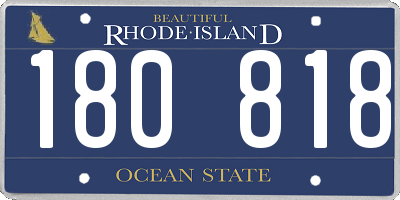 RI license plate 180818
