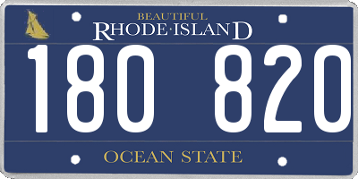 RI license plate 180820