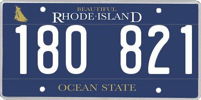 RI license plate 180821