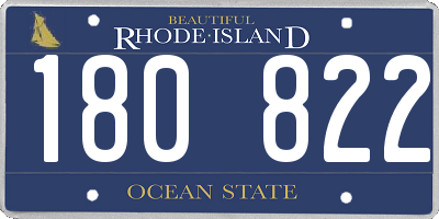 RI license plate 180822