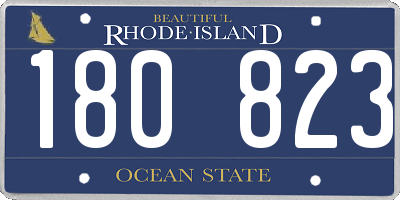 RI license plate 180823
