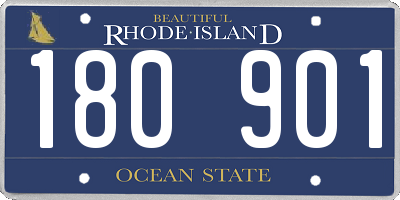 RI license plate 180901