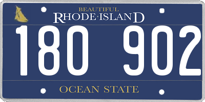 RI license plate 180902