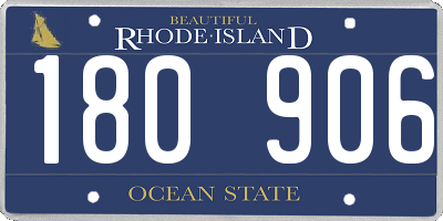 RI license plate 180906