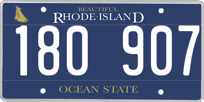 RI license plate 180907