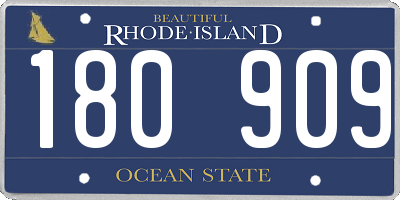 RI license plate 180909