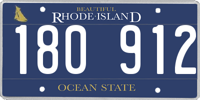 RI license plate 180912