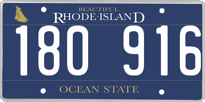 RI license plate 180916