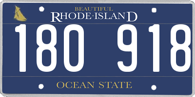 RI license plate 180918