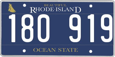 RI license plate 180919