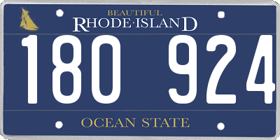 RI license plate 180924