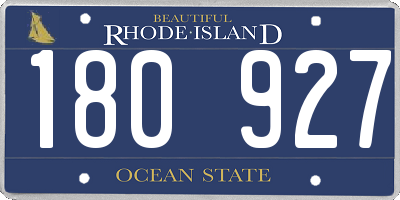 RI license plate 180927