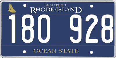 RI license plate 180928