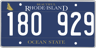 RI license plate 180929